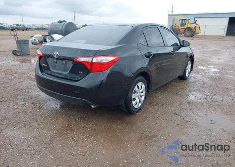 2016 Toyota Corolla Le from USA, damaged, VIN 5YFBURHE9GP404108
